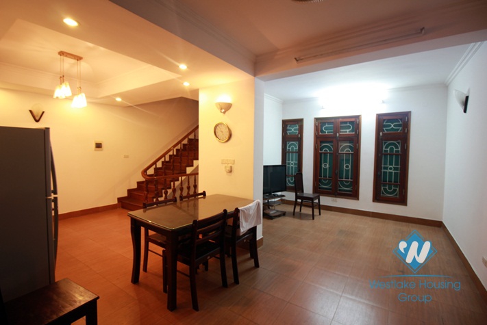 03 bedrooms house for rent in Xuan Dieu Street, Tay Ho, Hanoi